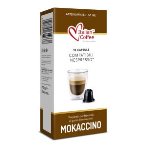 Italian Coffee Mokaccino Nespresso kompatibilné kapsuly, 10 kusov - Potraviny & Nápoje