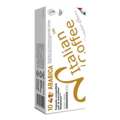 Italian Coffee Arabica Nespresso Kompatibilis Kávékapszula, 10 darab