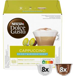 NESCAFÉ Dolce Gusto Cappuccino Skinny Unsweetened kapszulák doboz - Kávépárna & Kávékapszula