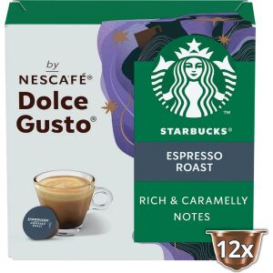 Starbucks Dark Espresso Roast by Nescafe Dolce Gusto kávékapszula doboz - Kávépárna & Kávékapszula