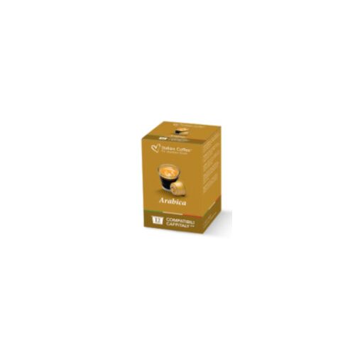 Italian Coffee Arabica kávékapszula, 12 darabos, kompatibilis a Caffitaly gépekkel - Kávékapszula
