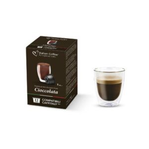 Italian Coffee Cioccolata forró csokoládé kapszula, 12 darab, kompatibilis Cafissimo és Caffitaly gépekkel - Kávépárna & Kávékapszula