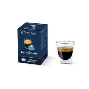 Decaff koffeinmentes kávékapszula, 12 darab, kompatibilis Cafissimo és Caffitaly gépekkel - Kávé & Kakaó