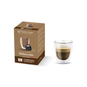 Mokaccino Kaffeekapseln, 12er Pack, kompatibel mit Cafissimo und Caffitaly Maschinen - Kaffeekapsel