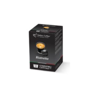 Ristretto Kaffeekapseln, 12 Stück, kompatibel mit Cafissimo und Caffitaly Maschinen - Kaffee-Kissen & Kaffee-Kapsel