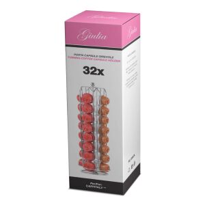 Otočný držiak kapsúl Giulia pre 32 kapsúl Tchibo, Caffitaly, Lavazza Blue - Potraviny & Nápoje