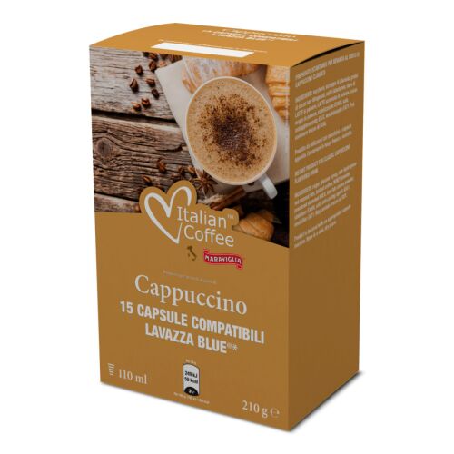 Italian Coffee Maraviglia Cappuccino Classico kapsuly, 15 kapsúl kompatibilných s Lavazza Blue