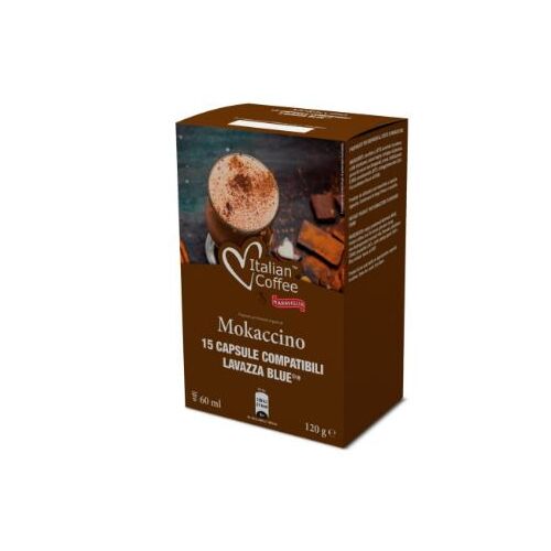 Italian Coffee Mokaccino Lavazza Blue kompatibilné kapsuly, 15 kusov