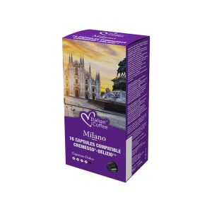 Italian Coffee Milano Cremesso Delizio kompatibilis kapszulák, 16 darab - Kávépárna & Kávékapszula