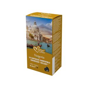 Italian Coffee Venezia Cremesso kompatibilné kapsuly, 16 kusov, 100% Arabica - Kávová kapsula