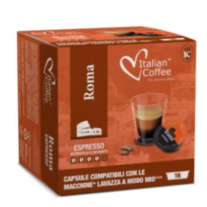 Kávové kapsuly Lavazza A Modo Mio kompatibilné s Roma Espresso, 16 kusov - Kávová kapsula