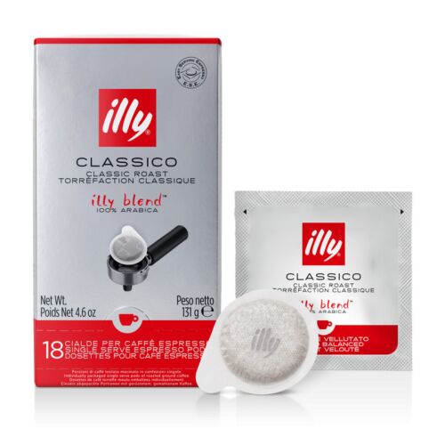 Illy Classico Eszpresszó Kávépárnák egyedi csomagolásban, 18 adag - Illy