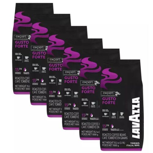 6 LAVAZZA GUSTO FORTE Kaffeebohnen (6 x 1 kg) 130311331