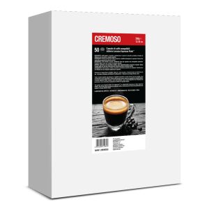 Cremoso 50 Italienische Kaffeekapseln kompatibel mit Lavazza Espresso Point System - Kaffeekapsel