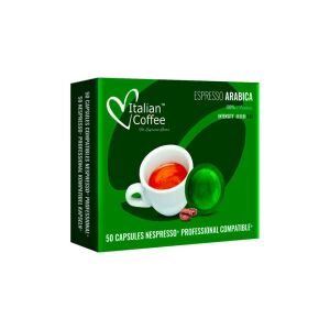 Italian Coffee Espresso Arabica Nespresso Professional kompatibilis kapszulák, 50 darab - Nespresso