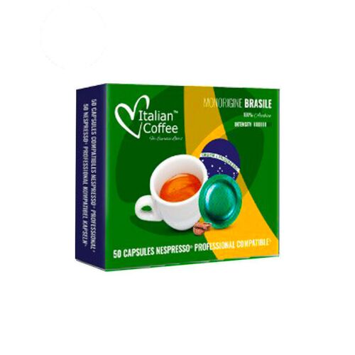 Italian Coffee Brazil Nespresso Professional kompatibilis kávékapszula, 50 darab