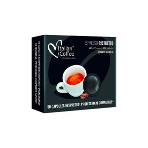 Italian Coffee Espresso Ristretto Nespresso Professional kompatibilis kapszulák, 50 darab - Nespresso