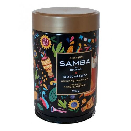 Samba őrölt pörkölt kávé fémdobozban 130311617