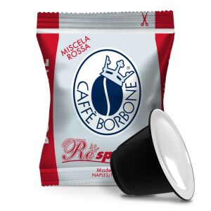 Caffe Borbone Respresso Red keverék kávékapszula, Nespresso kompatibilis, 50 darab - Nespresso