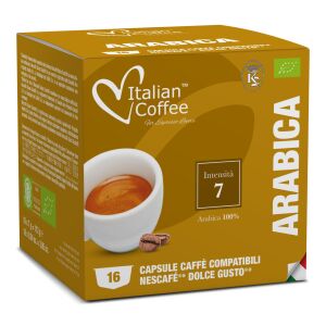 Italian Coffee Arabica Dolce Gusto Kompatibilis Kapszulák, 16 darabos doboz - Kávépárna & Kávékapszula