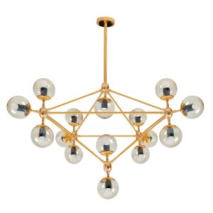Lampa wisząca sufitowa Złota APP267-15C