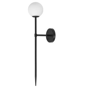 LAMPA KINKIET NOWOCZESNY 75cm APP579-1W CZARNa 136091116 - Lampa ścienna