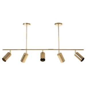 Gesamtansicht der APP612-5C Gold Spotlight Deckenleuchte - Deckenleuchten