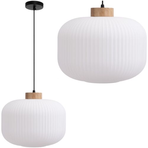 Lampa wisząca z białym kloszem APP1069-CP
