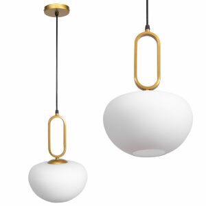 Viacero závesných svietidiel APP1074-1CP bielo-zlatých - Lampy&osvetlenie