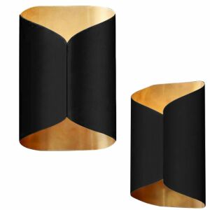 Lampă de perete Fali lámpa APP1055-1W negru și auriu, iluminat modern - Aplice perete