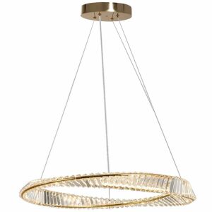 KRYSZTAŁOWA LAMPA SUFITOWA LED APP1064-1CP