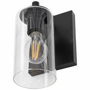 Fali lámpa APP1222-1W Black szögletes nézet - Fali lámpa