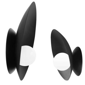 APP1188-1W fekete fali lámpák, modern világítási megoldás - Fali lámpa