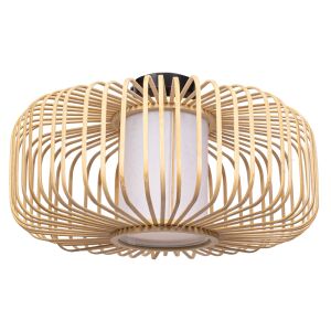 APP1375-1W Таванна лампа от бамбук, модерна, естествена, таванна лампа - Лампи и осветление