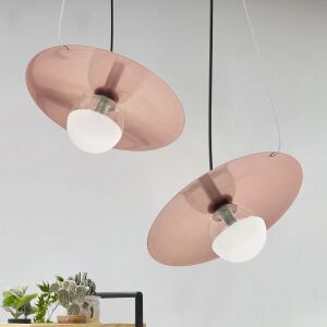 Závesné svietidlo APP1418-CP BLACK ROSE GOLD, moderný dizajn, ružovo zlaté prevedenie, dve svetlá - Lampy&osvetlenie