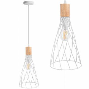 LAMPA SUFITOWA WISZĄCA APP1269-1CP Biała 130314369 - Lampy i oświetlenie