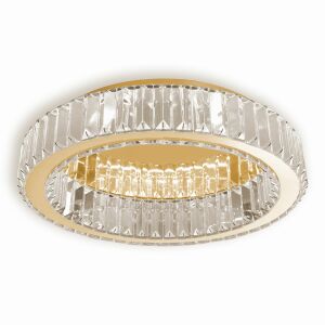 LAMPA KRYSZTAŁOWA PLAFON APP1721-C 50 cm ZŁOTA