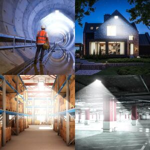 Použitie reflektora LED halogén 30W RSL002-30N: tunel, dom, sklad, parkovisko - Nástroj