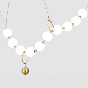 Lampa sufitowa LED APP1444-10CP GOLD izolowana - Lampy i oświetlenie