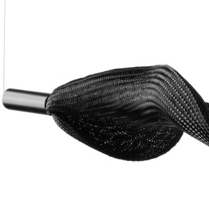 Čierna moderná LED stropná lampa, APP1446-CP, detailný pohľad - Lampy&osvetlenie