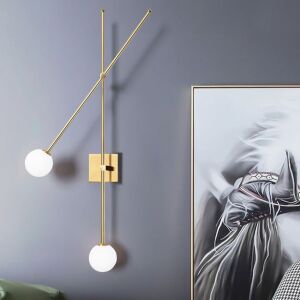 Kinkiet APP1594-2W gold 136087598 - Lampa ścienna