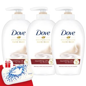 Dove Liquid Soap Silk 3x250ml + Gift Manicure Set 130314747