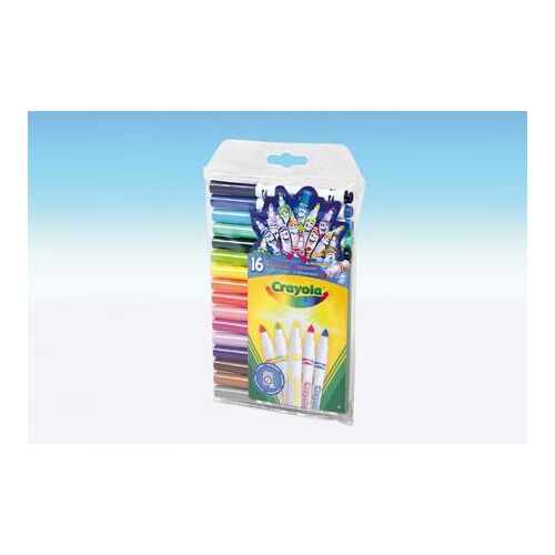 16 db vékony mini lemosható filctoll - Crayola 130315557