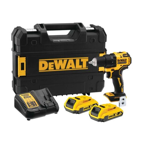 DEWALT DCD708D2T акумулаторна бормашина с два акумулатора и зарядно устройство