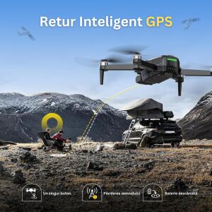 Drona D65 Funcția de întoarcere la domiciliu GPS, Zbor inteligent - Drone
