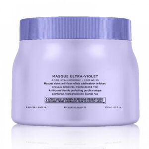Kerastase, Blond Absolu Ultra-Violet, Haarmaske zur Neutralisierung von Gelbstich, 500 ml 136121451 - Haarspülung