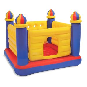 Castel gonflabil Intex Jump-O-Lene, multicolor, pentru copii, 1.75m x 1.75m x 1.35m - Intex