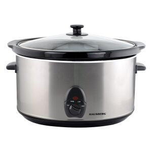 Hausberg HB-1300 3.5L Lassúfőző üvegfedővel - Kézi aprító, Kézi mixer, Gyümölcscentrifuga és préselő és Elektromos tésztagép