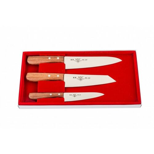 Masahiro MSC 110_525556 3 részes késkészlet (18, 16, 12 cm) díszdobozban