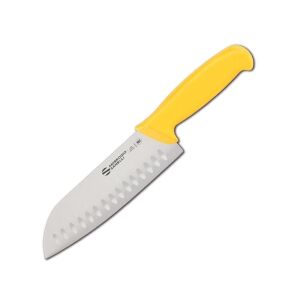Ambrogio Sanelli Supra Santoku kés, granton penge, 18 cm, sárga színű 130335108 - Kés